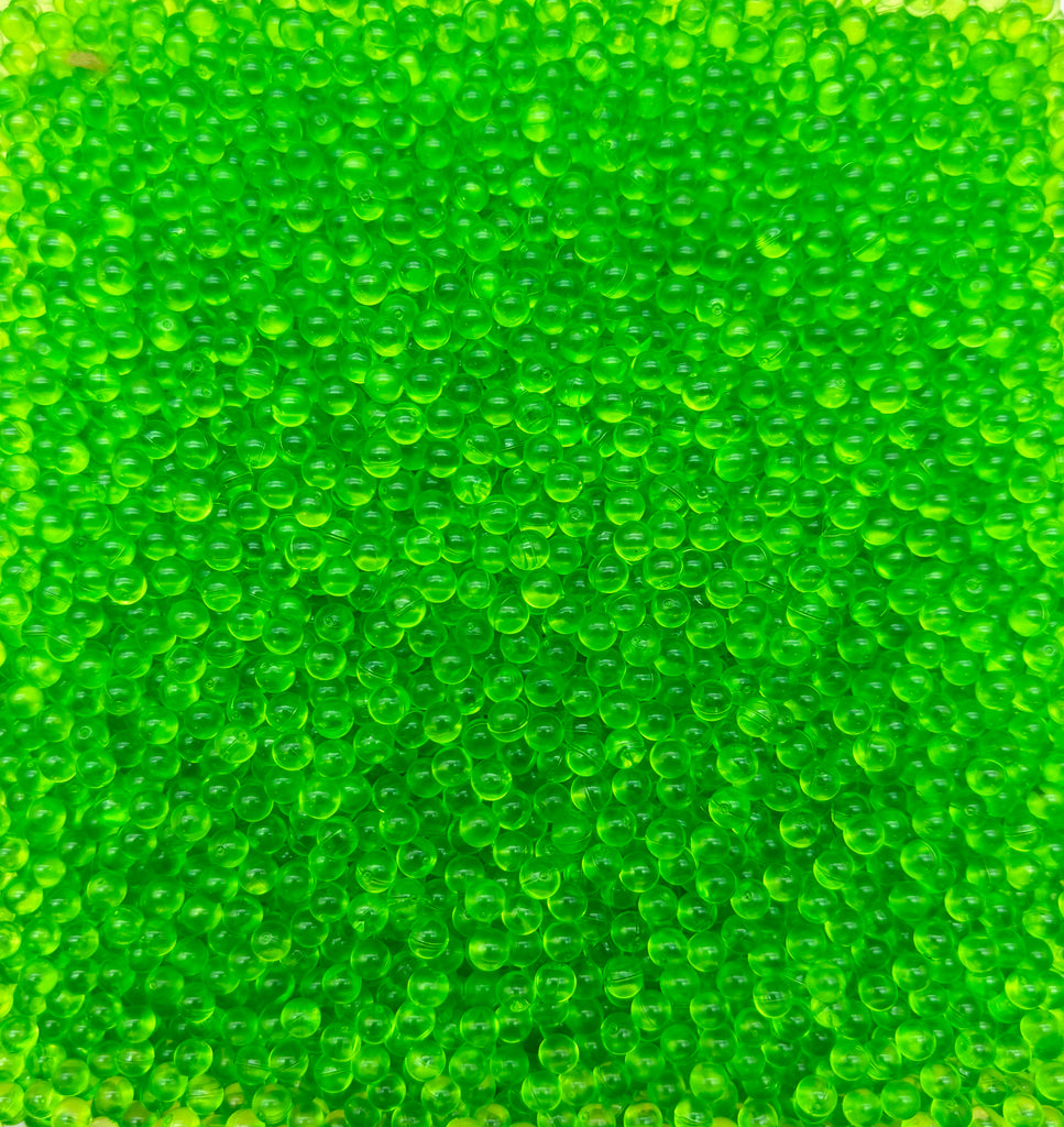a close up view of a green substance