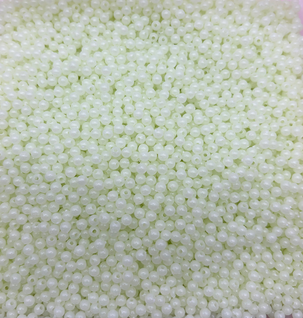 a close up of a white knitted material