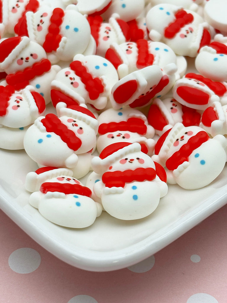 a white plate topped with red white and blue candies
