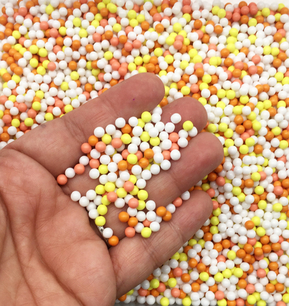 Candy Corn Mix Faux Sprinkles Fake Sprinkle Halloween Decoden