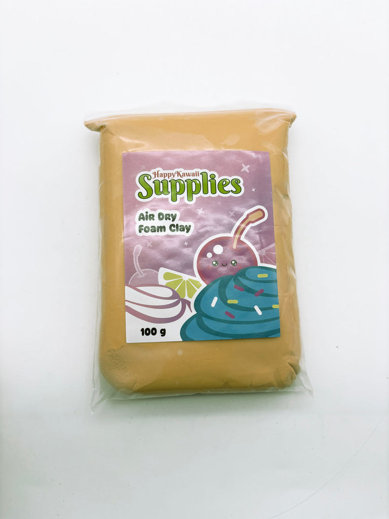 A bag of air day foam clay, which is a type of clay used for sculpting and pottery.