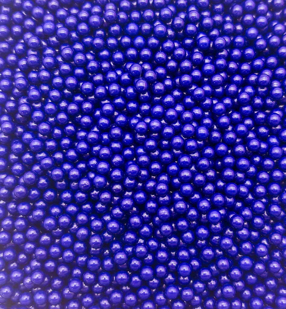 a close up view of a blue ball