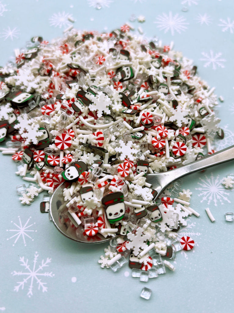 Tigeen 300g Christmas Fake Sprinkles Polymer Clay Slices Faux Sprinkles