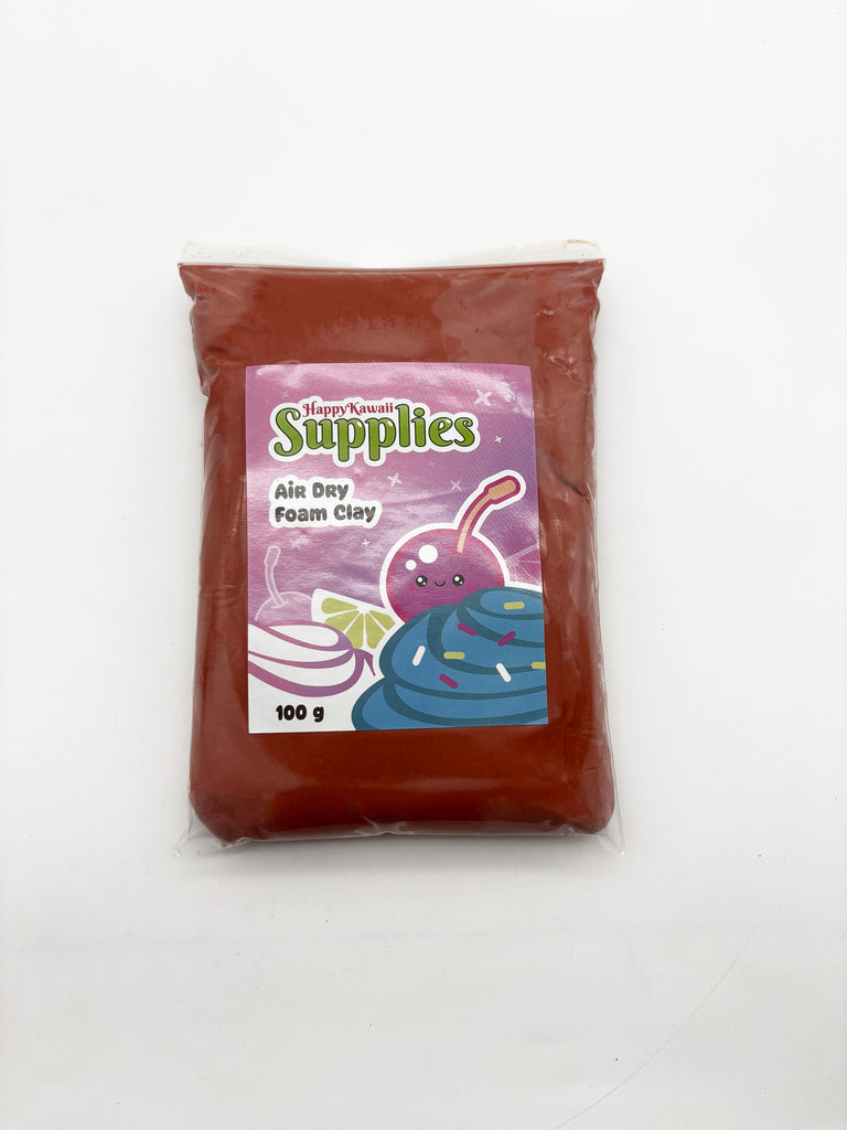 A bag of Happy Kawaii Supplies Air Day Foam Clay is shown against a white background.