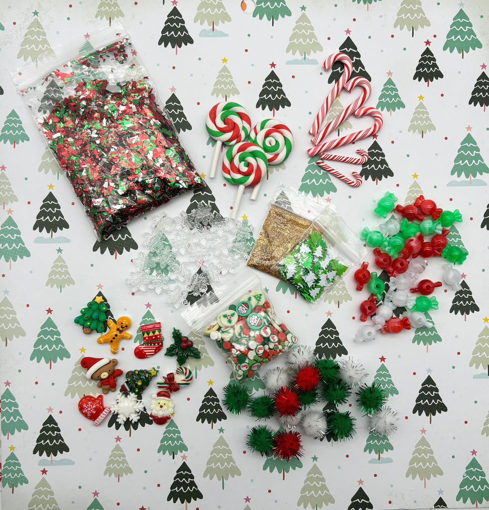 a table topped with lots of candy and candies