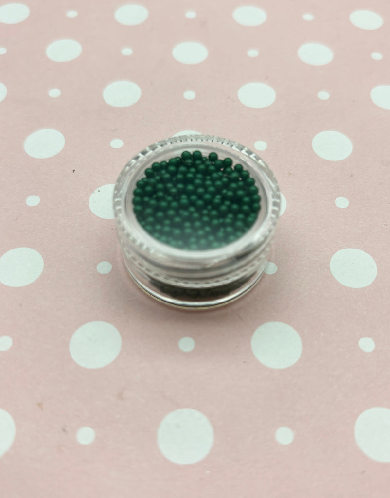 a close up of a small container on a table