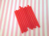 10 Watermelon Jelly Translucent Hot Pink Red Glue sticks, Fruit Series Glue for drippy deco sauce, cell phone deco etc (mini size)