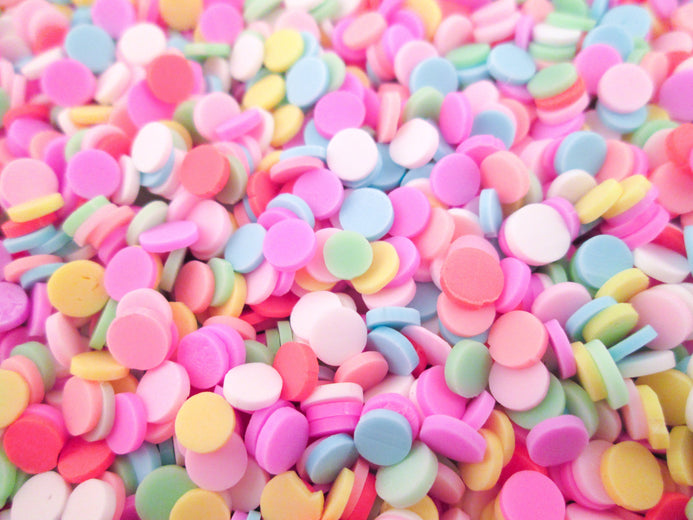 Colorful Fake Sprinkles  Mini Rainbow Foam Ball Beads for Slime