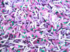 GRAPE SODA Mix Purple and Grape Sprinkles, Polymer Clay Fake Sprinkles, Decoden Funfetti Jimmies E252