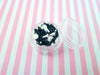 COOKIES & CREAM Mix, Black and White Polymer Clay Fake Sprinkles, Decoden Funfetti Jimmies E49