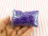 Dark Purple Chip Polymer Clay Round Confetti Circles, Fake Sprinkles, Decoden Funfetti Jimmies S118