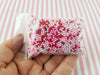NON EDIBLE Valentine Glass Nonpareil Sprinkles, 2mm Pick Your Amount, Decoden Round Funfetti Jimmies, Faux Glass Caviar Beads, V12
