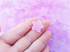 6 Pastel Purple Soft Resin Sugared Star Cabs, Gummy Candy Cabochons, Kawaii Cabochons,  Cute Jelly Decoden Fruit Sweets Cabs, #638