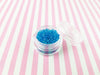 Iridescent Blue Clear Glass Assorted ROUND Microbeads, 2-2.5mm No Hole Seed Beads Sprinkle Toppings, Pick Your Amount, G187