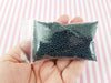 NON EDIBLE Black Glass Nonpareil Sprinkles, 2-3mm, Pick Your Amount, Decoden Rainbow Funfetti Jimmies, Faux Caviar Beads, G169