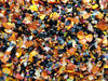 Waverly Rhinestone Mix with Shell Glitters and Cellophane, Resin Rhinestones, Faux Halloween Sprinkle Mix, Glitter Mix, Decoden, K158