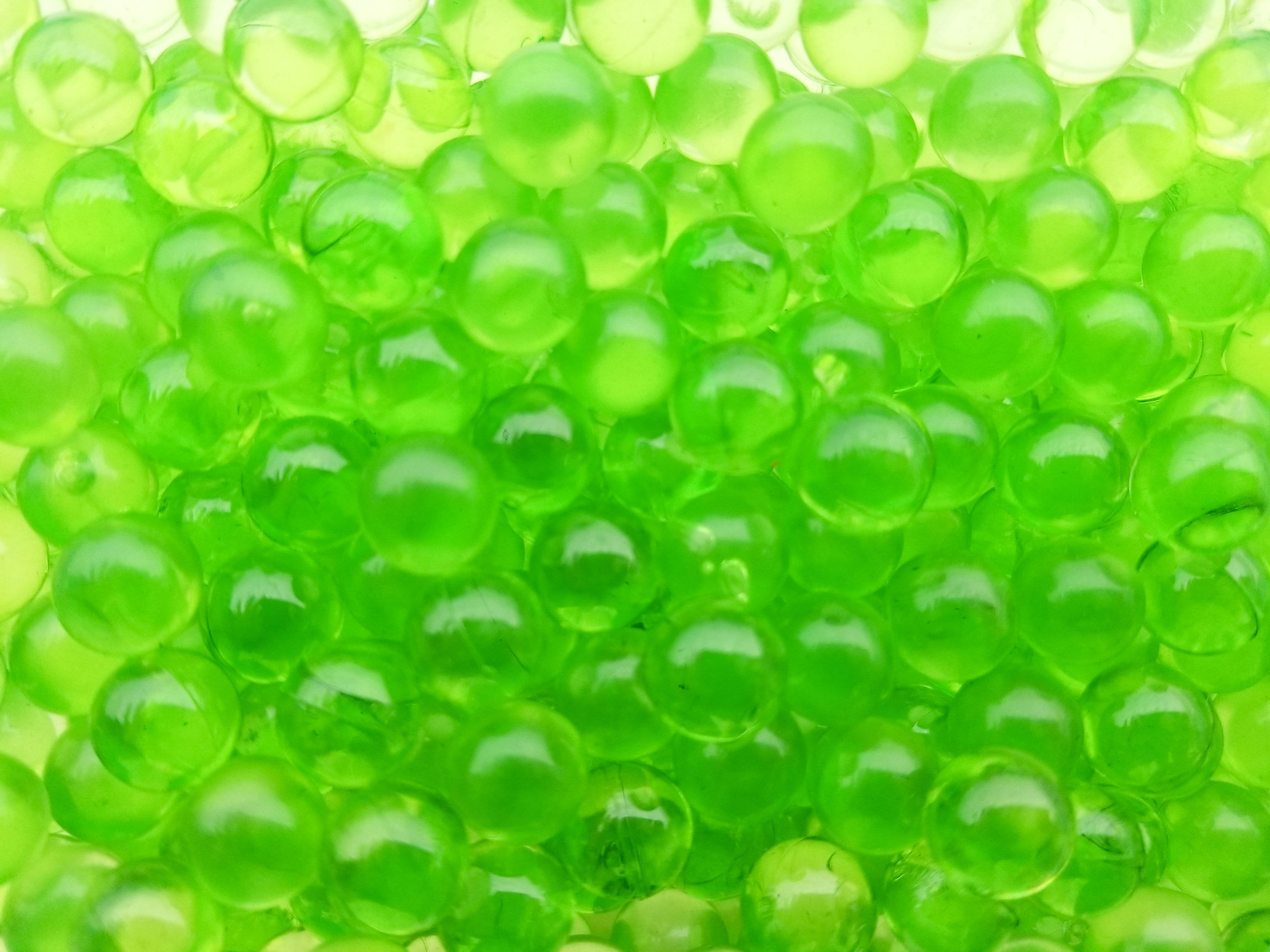 Translucent Pearls Spring Green 10mm Translucent Pearls, Popping Boba Resin Gumball Pearl ...