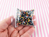 NON EDIBLE Midnight Halloween Glass Nonpareil Sprinkles, 2mm, Pick Your Amount, Decoden Funfetti Jimmies, Faux Caviar Beads, V160