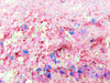 Pink Iridescent Shift Umbrella Shape Glitter, Umbrella Glitter, kawaii shaker glitter,  Pick Your Amount, #U185