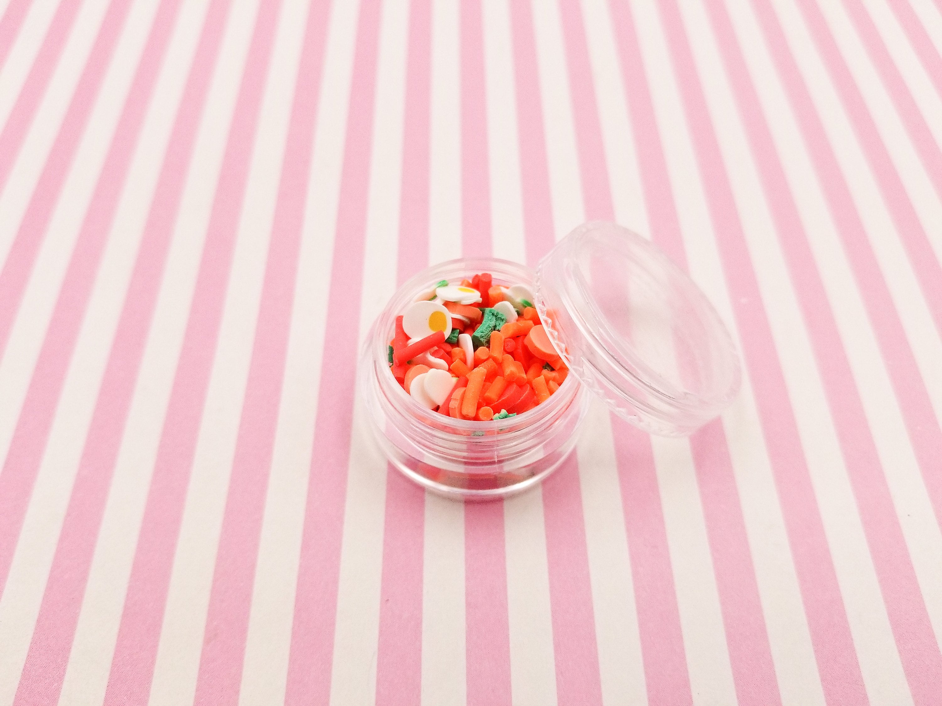 Bebe Rice. Sprinkle Kimchi Fried Rice Sprinkle Mix with 1 Resin Cab, Polymer Clay Fake Spr ...