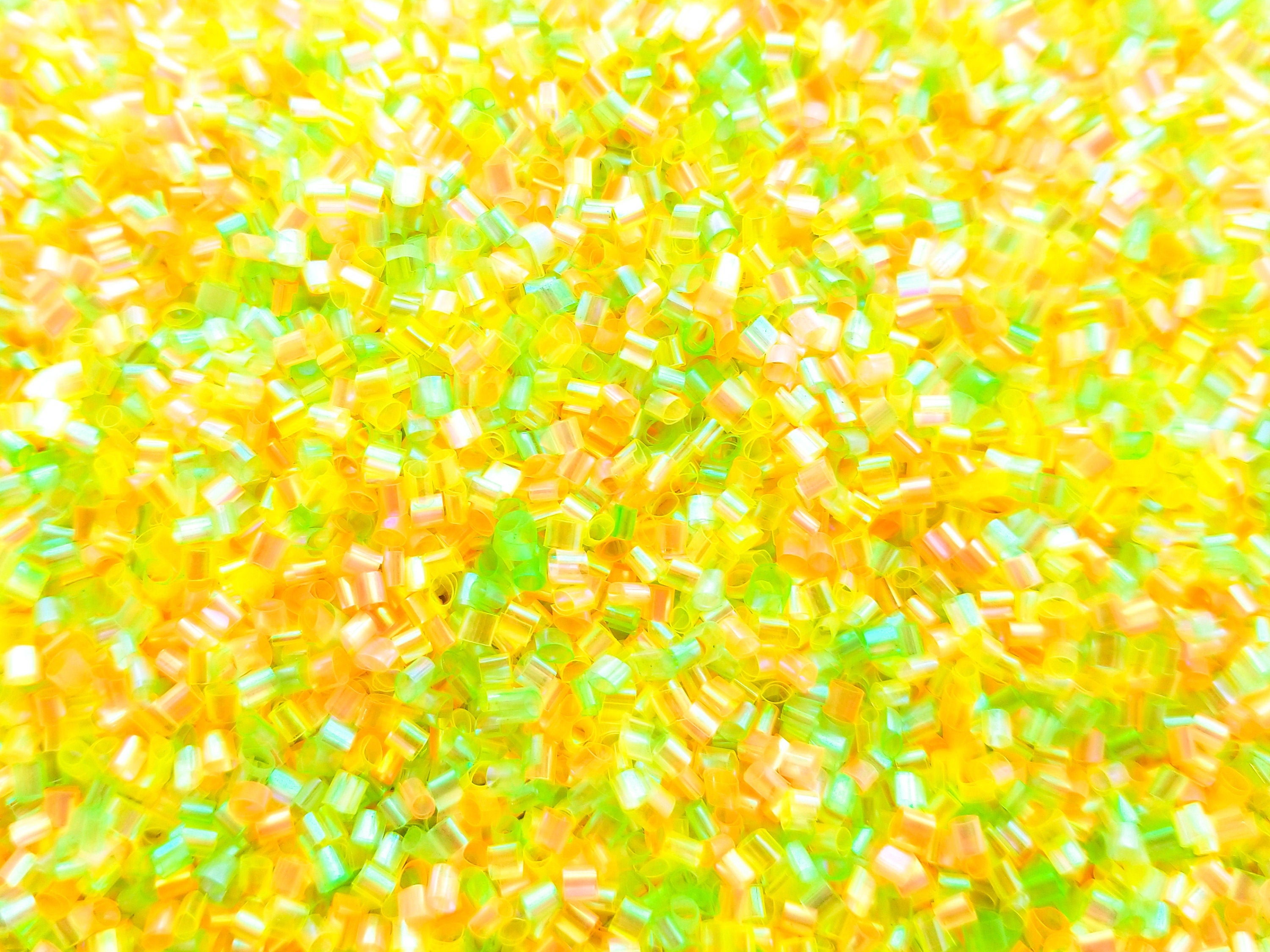 Kawaii Galaxy Iridescent Crispy Bingsu Beads for Crunchy Slime, Iridescent  Straw Beads, 3D Glitter, Slime Supply, 