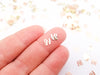 50 4mm Gold Toned Metallic Love Cabochons, Cute Kawaii Nail Word Cabs, Charm Resin Supplies, Resin add-on #1513