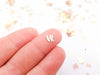 50 4mm Gold Toned Metallic Love Cabochons, Cute Kawaii Nail Word Cabs, Charm Resin Supplies, Resin add-on #1513