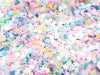 Iridescent Assorted Shift Flower Glitter, Multicolor Sakura Glitter, Nail Art Glitter, Deco, Flower Glitter, Pick Your Amount, T105