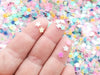 Iridescent Assorted Shift Flower Glitter, Multicolor Sakura Glitter, Nail Art Glitter, Deco, Flower Glitter, Pick Your Amount, T105