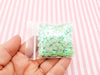 Iridescent Mint Green Shift Flower Glitter, Artic Shift Sakura Glitter, Nail Art Glitter, Deco, Flower Glitter, Pick Your Amount, T114