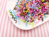 10 Fake Assorted Thin Chocolate Candy Curls, Decoden Miniature Food, #252a