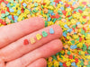GUMMY BEAR MIX, Non Edible Bright Polymer Clay Fake Sprinkles, Decoden Funfetti Jimmies, R110