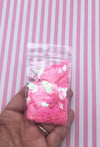 Dark Pink Iridescent Shift Fish Glitter, Ocean Glitter, kawaii shaker glitter,  Pick Your Amount, U50