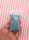 Baby Blue Jelly Cloud Polymer Clay Sprinkles, NON EDIBLE Fimo Fake Sprinkle Mix, Fimo Slices, Cloud Sprinkles P223