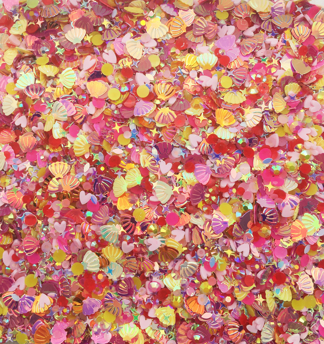 Sunset Cove Rhinestone Mix with Shell Glitters and Resin Rhinestones ...