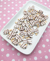 4 Chocolate and Vanilla Ice Cream Cabochons, Kawaii Decoden Ice Cream, Ice Cream Cabs, Popsicle Cabochons, #782