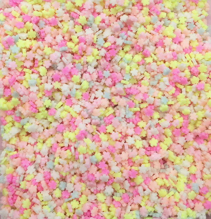 Pastel Polymer Clay Sakura Flower Sprinkles, Fake Sprinkles, Decoden F –  Happy Kawaii Supplies