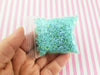 3mm AB Jelly Resin Rhinestones, Sky Blue Flat Backed, Pick Your Amount