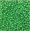 GREEN PEARLS, No Hole Fake Pearls, Multisize Faux Nonpareil Acrylic dragees, Opaque Caviar Bead Pearls, K25