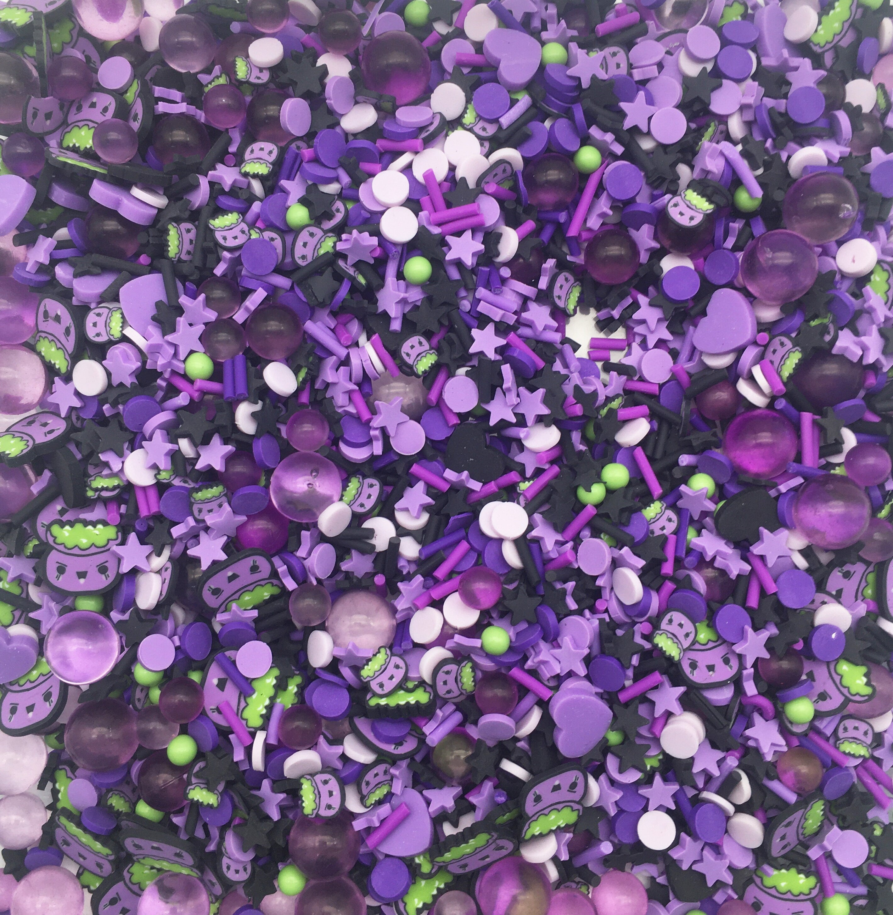 Purple iridescent Bingsu Beads 15g