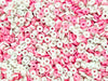 PINK FROSTED DONUT Polymer Clay Dessert Candy Slice Sprinkles, Nail Art Slices, Faux Dessert, Miniature Dessert, E80