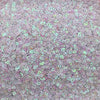 Arctic White Iridescent Shift Assorted Hollow Heart Glitter, Kawaii Decoden Glitter, Resin Embellishment, Slime Topping, F787