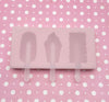Silicone 3 Popsicle Mold with 3 Reusable Popsicle Sticks, NEW
