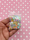 Pastel Bubbles Iridescent Shift Round Bubble Glitter, Nail Art Glitter, Decoden Shaker Mold and Resin Glitter, F664