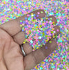 Pastel Bubbles Iridescent Shift Round Bubble Glitter, Nail Art Glitter, Decoden Shaker Mold and Resin Glitter, F664