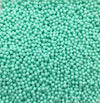 Mint Green Aqua 4mm Boba Caviar Pearls, Faux Nonpareil Acrylic dragees, Opaque Caviar No Hole Beads, K54