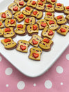 8 Cute Smiley Peanut Butter Toast Cabochons Cute Bread Cabs 354