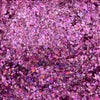 Orchid Pink Purple Pixie Dust Assorted Shape Solvent Resistant Glitter, Pick Your Amount, Shaker Mix, Kawaii Glitter F614