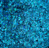 Ocean Blue Pixie Dust Assorted Shape Solvent Resistant Glitter, Pick Your Amount, Shaker Mix, Kawaii Glitter F610