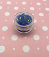 Sapphire Blue Multi-size AB Transparent Jelly Rhinestones, Flat Backed Resin Faceted Cabs 3mm 4mm 5mm 6mm Mix